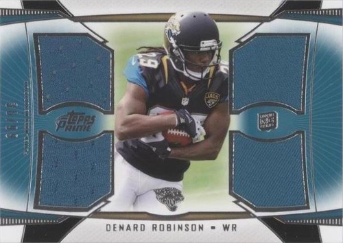 2013 Topps Prime Denard Robinson #QR-DR