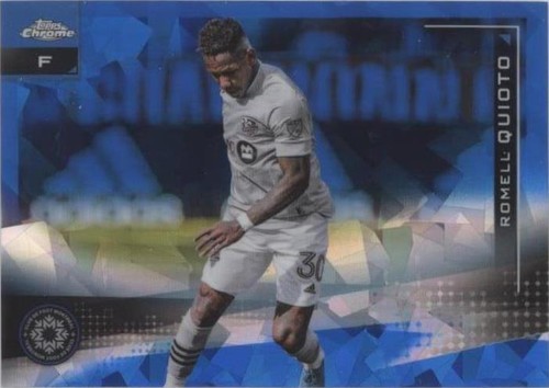 2021 Topps Chrome MLS Sapphire Edition Romell Quioto #40