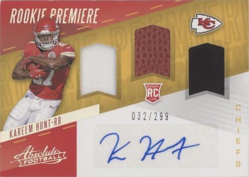 2017 Panini Absolute Kareem Hunt #226