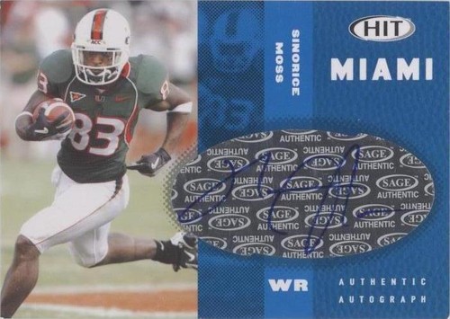 2006 SAGE Hit Sinorice Moss #A38