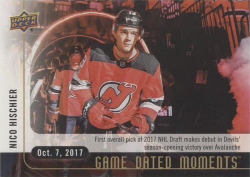 2017-18 Upper Deck Game Dated Moments - Nico Hischier #3