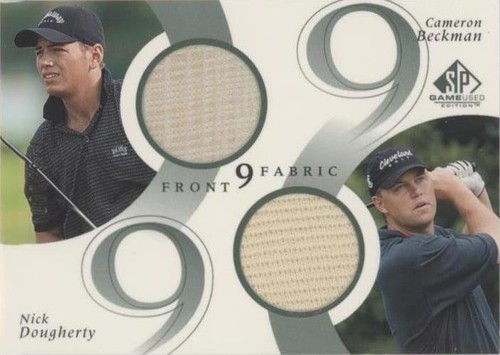 2002 SP Game Used Edition - Cameron Beckman Nick Dougherty #F9D-NB