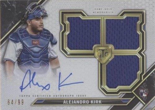 2021 Topps Triple Threads - Alejandro Kirk #RFPAR-AK
