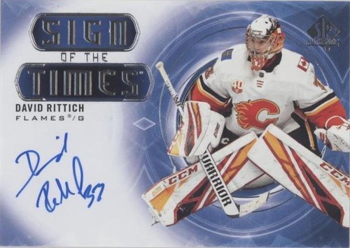 2020-21 SP Authentic - David Rittich #SOTT-DR