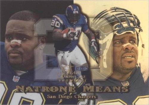 1999 Flair Showcase Natrone Means #142