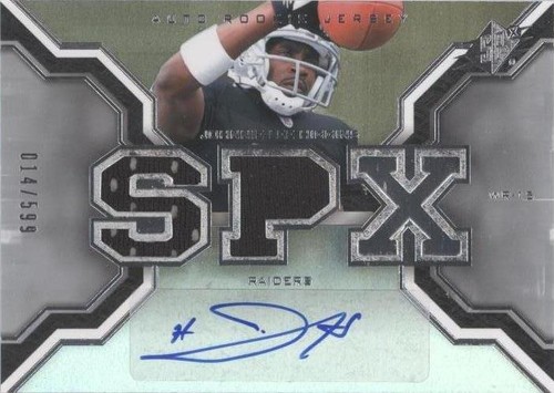 2007 SPx Johnnie Lee Higgins #196