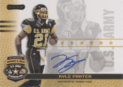 2010 Razor U.S. Army All-American Bowl Kyle Prater #BA-KP1