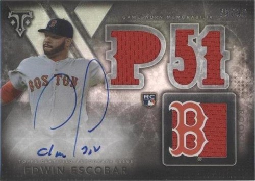 2015 Topps Triple Threads - Edwin Escobar #104