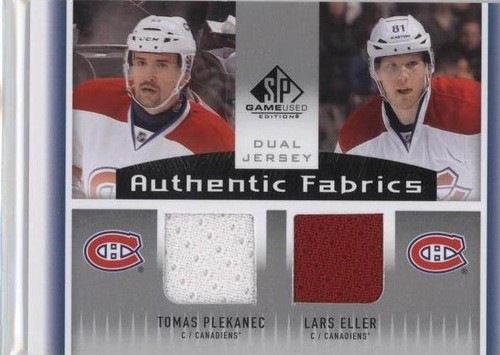 2013-14 SP Game Used Edition - Lars Eller Tomas Plekanec #AF2-PE