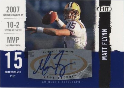 2008 SAGE Hit Matt Flynn #A85