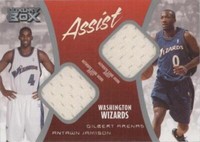2004-05 Topps Luxury Box - Antawn Jamison/Gilbert Arenas #AS-JA