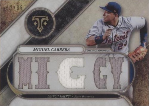 2017 Topps Triple Threads - Miguel Cabrera #TTR-MC2