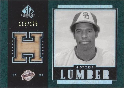2003 SP Legendary Cuts - Dave Winfield #B-DW