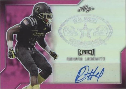 2017 Leaf Metal U.S. Army All-American Bowl Richard Lecounte #BA-RL1