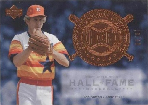 2005 Upper Deck Hall of Fame - Don Sutton #CO-DS3
