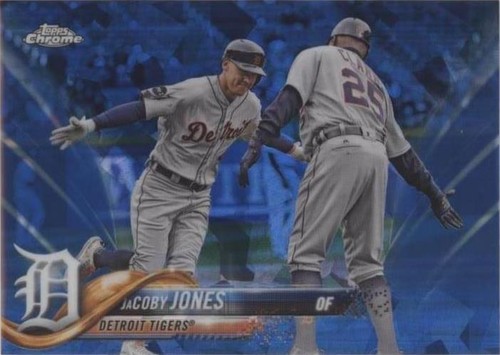 2018 Topps Chrome Sapphire Edition - Jacoby Jones #383