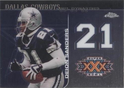 2008 Topps Chrome Deion Sanders #DYNC-DS