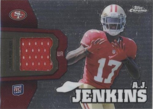 2012 Topps Chrome A.J. Jenkins #RR28