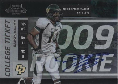 2009 Playoff Contenders Ramses Barden #27