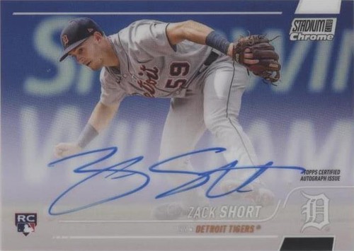 2022 Topps Stadium Club Chrome - Zack Short #SCCUA-ZS