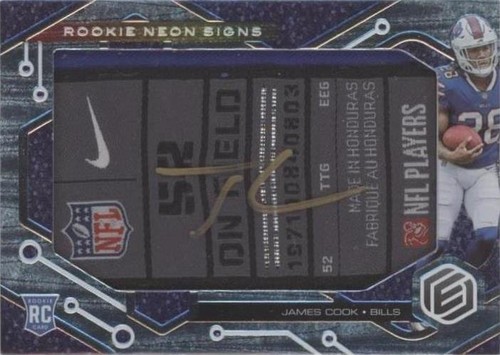 2022 Panini Elements James Cook #RNS-JC