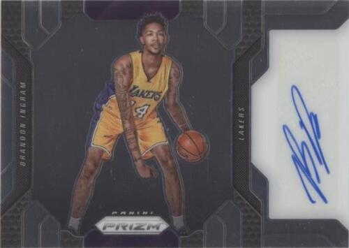 2016-17 Brandon Ingram Spectra Rookie Patch Auto Silver 2016-17 Brandon Ingram Spectra Rookie Patch Auto Silver
