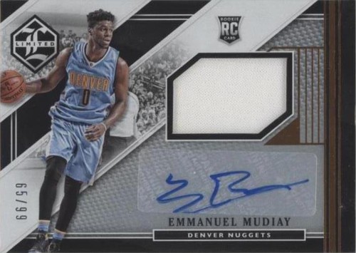2015-16 Panini Limited - Emmanuel Mudiay #RJA-EN