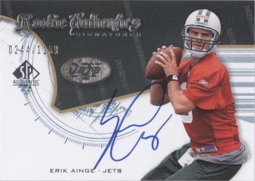 2008 SP Authentic Erik Ainge #224