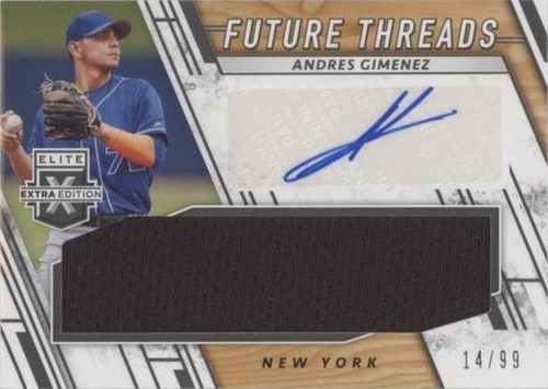 2019 Panini Elite Extra Edition - Andres Gimenez #FTS-AG