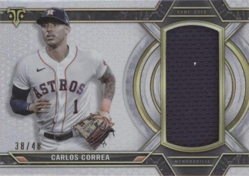 2021 Topps Triple Threads - Carlos Correa #SJR-CCO
