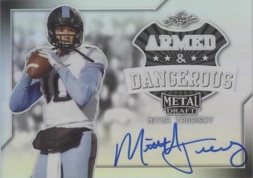 2017 Leaf Metal Draft Mitchell Trubisky #AD-MT1