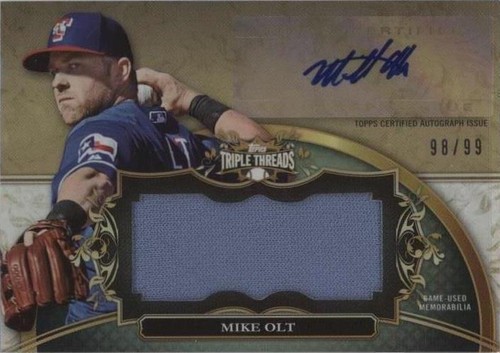 2013 Topps Triple Threads - Mike Olt #UAJR-MO5