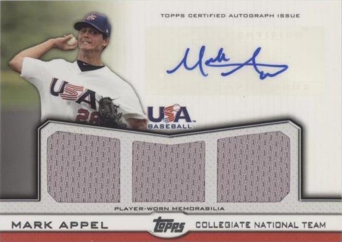 Equipo de béisbol Topps 2011 de Estados Unidos - Mark Appel #ATR-MA