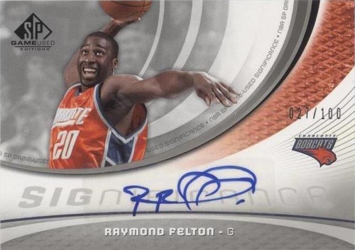 2005-06 SP Game Used Edition - Raymond Felton #SIG-RF