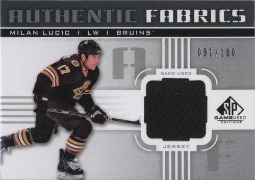 2011-12 SP Game Used Edition - Milan Lucic #AF-LU