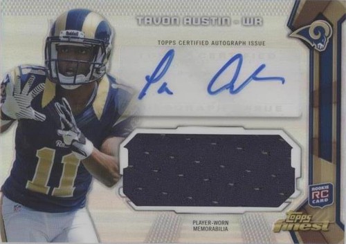 2013 Topps Finest Tavon Austin #AJR-TA