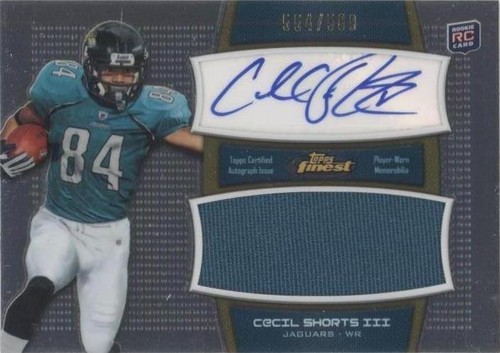 2011 Topps Finest Cecil Shorts #AJR-CS
