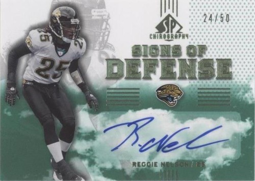 2007 SP Chirography Reggie Nelson #SOD-RN