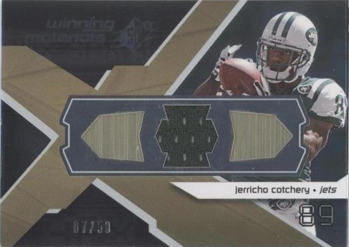 2008 SPx Jerricho Cotchery #WM-JE