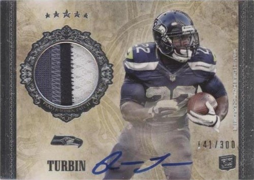 2012 Topps Five Star Robert Turbin #182