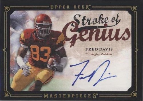 2008 Upper Deck Masterpieces Fred Davis #SOG37