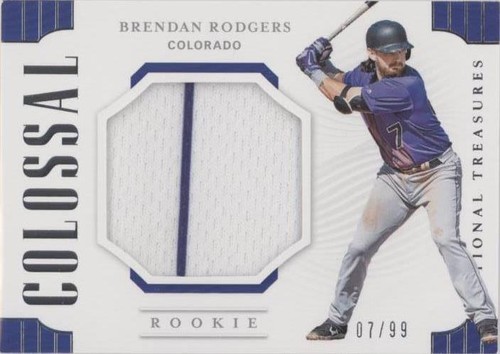 2019 Panini National Treasures - Brendan Rodgers #RCM-BR