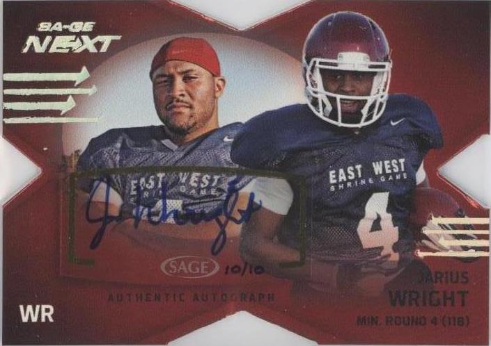 2012 SAGE Next Jarius Wright #SA-48