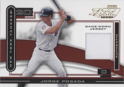 2003 Playoff Piece of the Game - Jorge Posada #POG-50