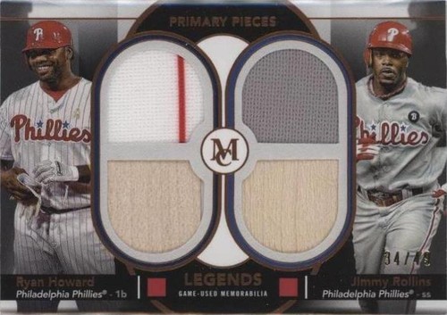 2024 Topps Museum Collection - Jimmy Rollins Ryan Howard #DPQL-HOR