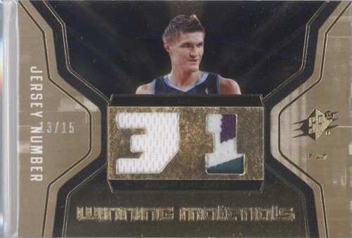 2007-08 SPx - Andrei Kirilenko #WMJ-AK