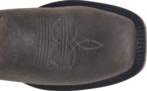 Pre-owned Double-h Boots Men's Men's 10” Ronan Composite Toe Waterproof Ice™ Stockman In Brown