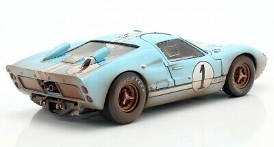 SHELBY COLLECTIBLES 1:18 1966 FORD GT GT40 MKII AFTER RACE VERSION KEN MILES NEW