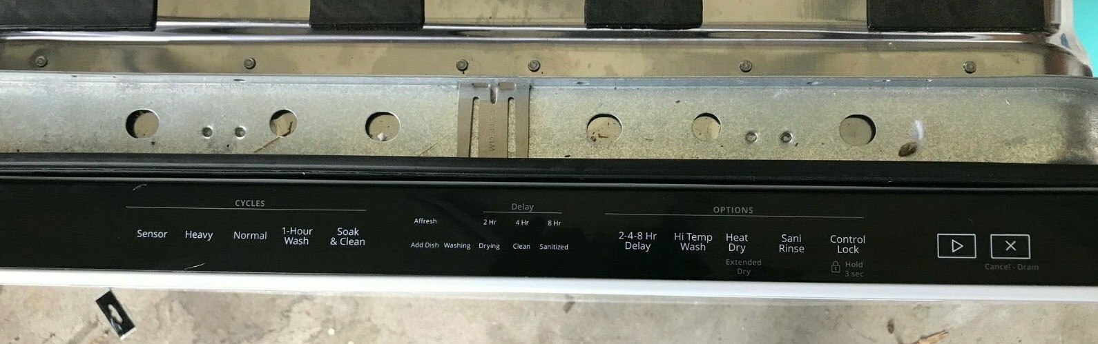 Whirlpool Barely Used Dishwasher Model # MDTA5SAHW0