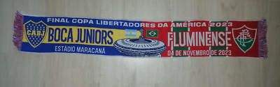 Scarf Boca juniors vs Fluminense Final Copa Libertadores Bufanda